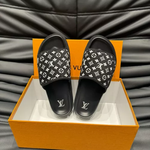 Cheap Louis Vuitton Slippers For Men #1303752 Replica Wholesale [$56.00 USD] [ITEM#1303752] on Replica Louis Vuitton Slippers