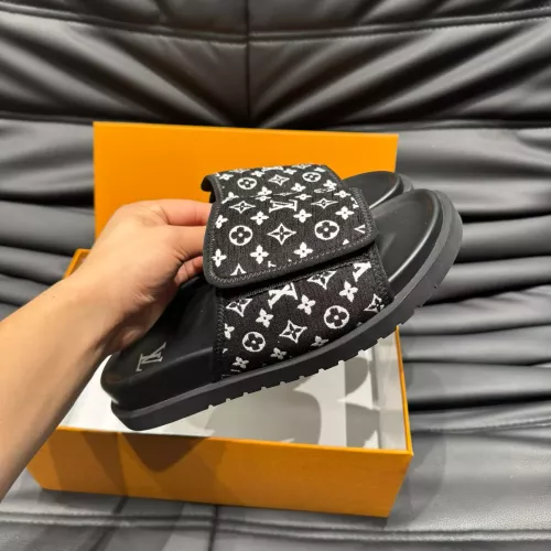 Cheap Louis Vuitton Slippers For Men #1303752 Replica Wholesale [$56.00 USD] [ITEM#1303752] on Replica Louis Vuitton Slippers