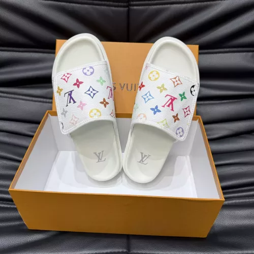 Cheap Louis Vuitton Slippers For Men #1303754 Replica Wholesale [$56.00 USD] [ITEM#1303754] on Replica Louis Vuitton Slippers