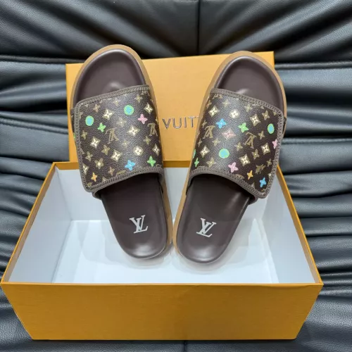 Cheap Louis Vuitton Slippers For Men #1303759 Replica Wholesale [$56.00 USD] [ITEM#1303759] on Replica Louis Vuitton Slippers