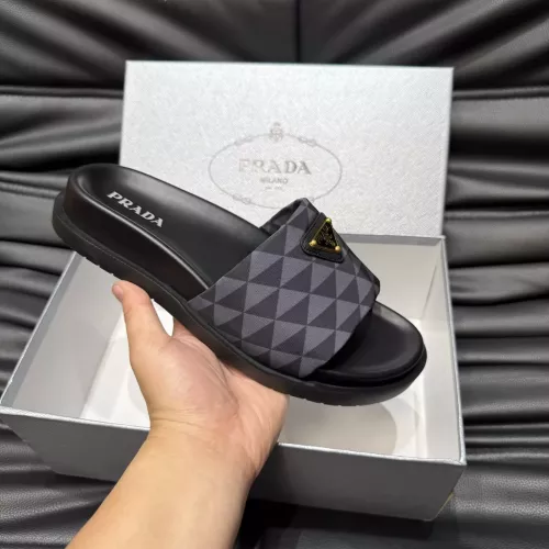 Cheap Prada Slippers For Men #1303761 Replica Wholesale [$56.00 USD] [ITEM#1303761] on Replica Prada Slippers