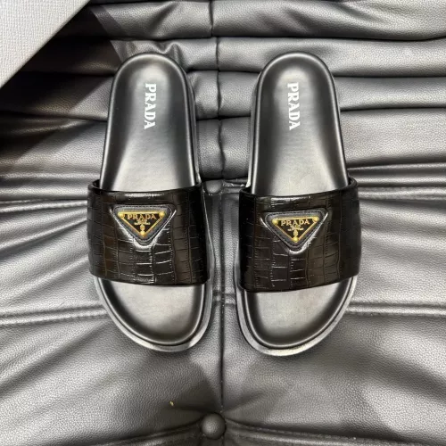 Cheap Prada Slippers For Men #1303765 Replica Wholesale [$56.00 USD] [ITEM#1303765] on Replica Prada Slippers