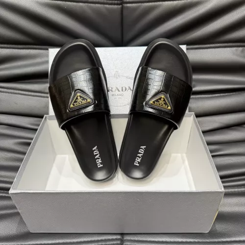 Cheap Prada Slippers For Men #1303765 Replica Wholesale [$56.00 USD] [ITEM#1303765] on Replica Prada Slippers