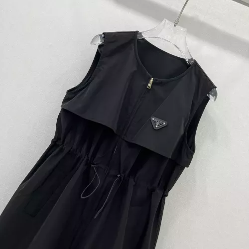 Cheap Prada Dresses Sleeveless For Women #1303806 Replica Wholesale [$125.00 USD] [ITEM#1303806] on Replica Prada Dresses