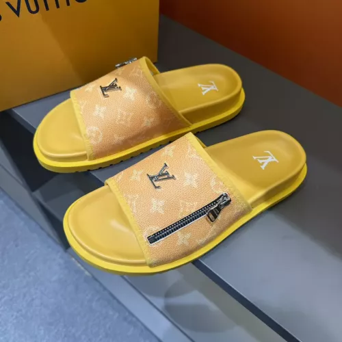 Cheap Louis Vuitton Slippers For Men #1303808 Replica Wholesale [$56.00 USD] [ITEM#1303808] on Replica Louis Vuitton Slippers