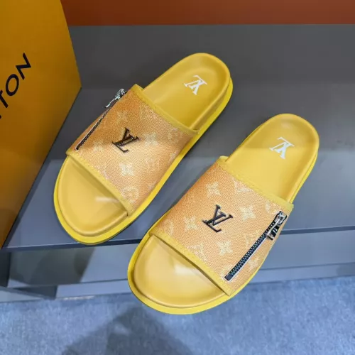 Cheap Louis Vuitton Slippers For Men #1303808 Replica Wholesale [$56.00 USD] [ITEM#1303808] on Replica Louis Vuitton Slippers