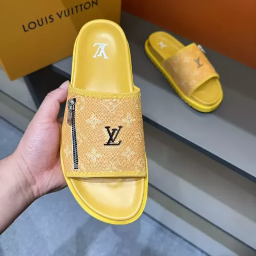 Cheap Louis Vuitton Slippers For Men #1303808 Replica Wholesale [$56.00 USD] [ITEM#1303808] on Replica Louis Vuitton Slippers