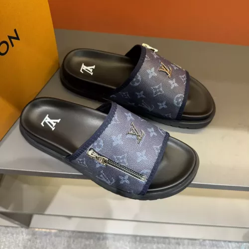 Cheap Louis Vuitton Slippers For Men #1303812 Replica Wholesale [$56.00 USD] [ITEM#1303812] on Replica Louis Vuitton Slippers