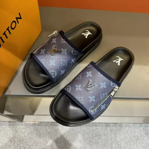 Cheap Louis Vuitton Slippers For Men #1303812 Replica Wholesale [$56.00 USD] [ITEM#1303812] on Replica Louis Vuitton Slippers