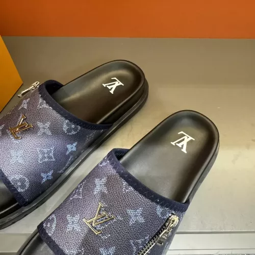 Cheap Louis Vuitton Slippers For Men #1303812 Replica Wholesale [$56.00 USD] [ITEM#1303812] on Replica Louis Vuitton Slippers