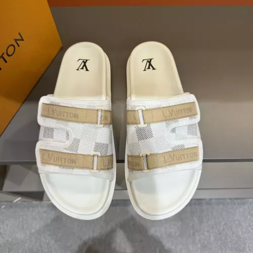 Cheap Louis Vuitton Slippers For Men #1303815 Replica Wholesale [$56.00 USD] [ITEM#1303815] on Replica Louis Vuitton Slippers