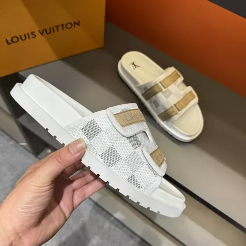 Cheap Louis Vuitton Slippers For Men #1303815 Replica Wholesale [$56.00 USD] [ITEM#1303815] on Replica Louis Vuitton Slippers