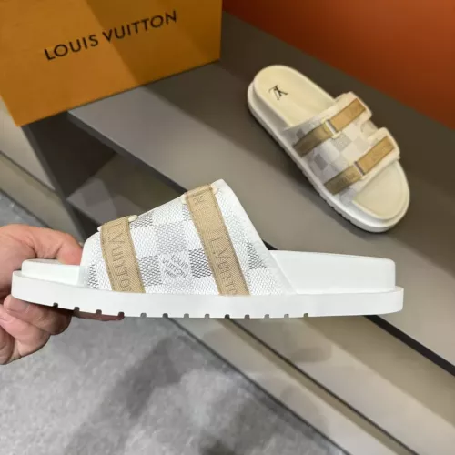 Cheap Louis Vuitton Slippers For Men #1303815 Replica Wholesale [$56.00 USD] [ITEM#1303815] on Replica Louis Vuitton Slippers