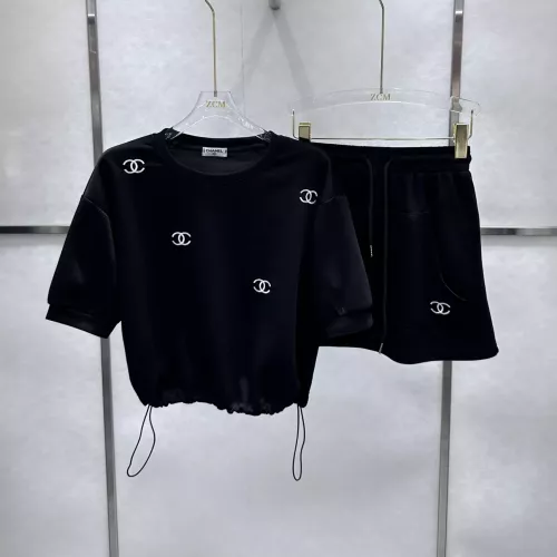 Chanel Tracksuits Short Sleeved For Women #1303817