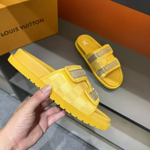 Cheap Louis Vuitton Slippers For Men #1303819 Replica Wholesale [$56.00 USD] [ITEM#1303819] on Replica Louis Vuitton Slippers