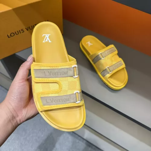 Cheap Louis Vuitton Slippers For Men #1303819 Replica Wholesale [$56.00 USD] [ITEM#1303819] on Replica Louis Vuitton Slippers