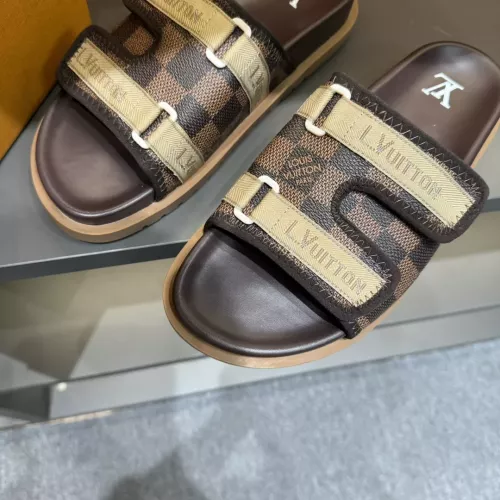 Cheap Louis Vuitton Slippers For Men #1303822 Replica Wholesale [$56.00 USD] [ITEM#1303822] on Replica Louis Vuitton Slippers