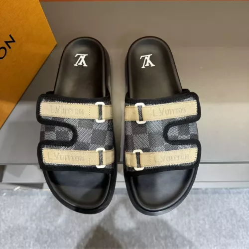 Cheap Louis Vuitton Slippers For Men #1303823 Replica Wholesale [$56.00 USD] [ITEM#1303823] on Replica Louis Vuitton Slippers