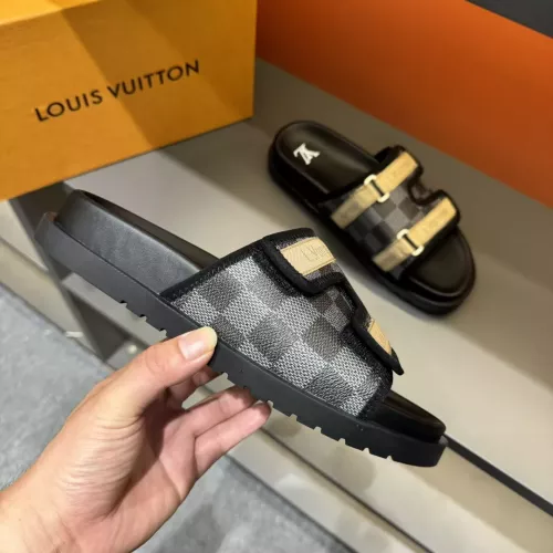 Cheap Louis Vuitton Slippers For Men #1303823 Replica Wholesale [$56.00 USD] [ITEM#1303823] on Replica Louis Vuitton Slippers