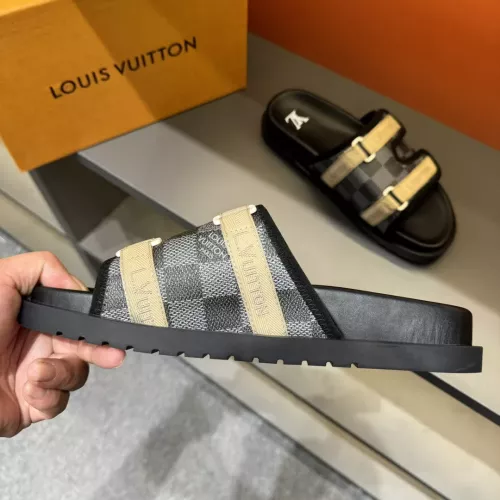 Cheap Louis Vuitton Slippers For Men #1303823 Replica Wholesale [$56.00 USD] [ITEM#1303823] on Replica Louis Vuitton Slippers