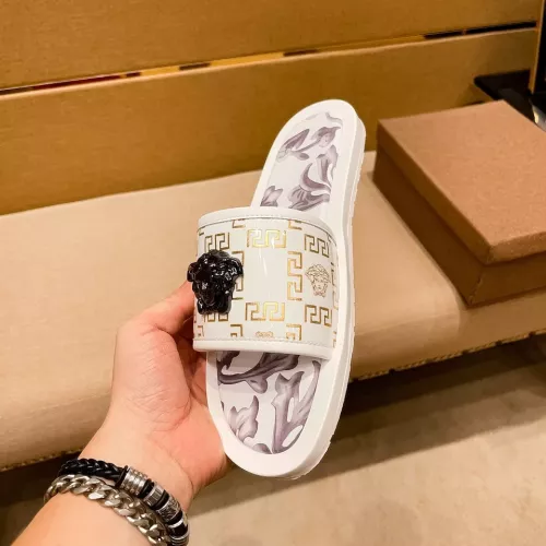 Cheap Versace Slippers For Men #1303828 Replica Wholesale [$52.00 USD] [ITEM#1303828] on Replica Versace Slippers