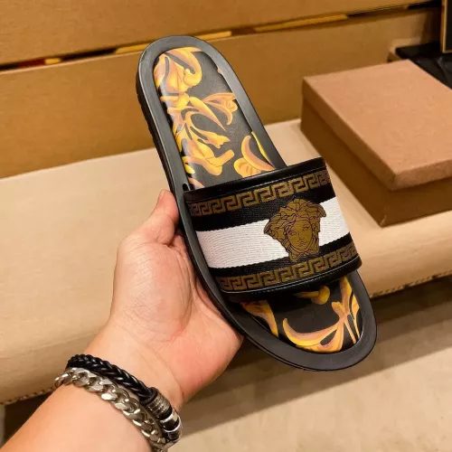 Cheap Versace Slippers For Men #1303829 Replica Wholesale [$52.00 USD] [ITEM#1303829] on Replica Versace Slippers