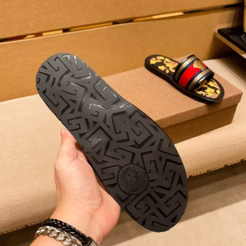 Cheap Versace Slippers For Men #1303830 Replica Wholesale [$52.00 USD] [ITEM#1303830] on Replica Versace Slippers