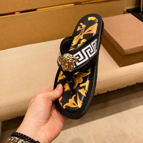 Cheap Versace Slippers For Men #1303831 Replica Wholesale [$52.00 USD] [ITEM#1303831] on Replica Versace Slippers