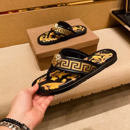 Cheap Versace Slippers For Men #1303832 Replica Wholesale [$52.00 USD] [ITEM#1303832] on Replica Versace Slippers