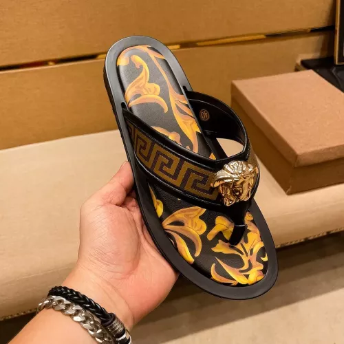 Cheap Versace Slippers For Men #1303832 Replica Wholesale [$52.00 USD] [ITEM#1303832] on Replica Versace Slippers