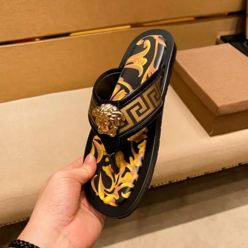 Cheap Versace Slippers For Men #1303832 Replica Wholesale [$52.00 USD] [ITEM#1303832] on Replica Versace Slippers