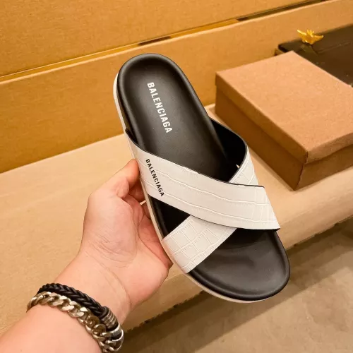 Cheap Balenciaga Slippers For Men #1303836 Replica Wholesale [$52.00 USD] [ITEM#1303836] on Replica Balenciaga Slippers