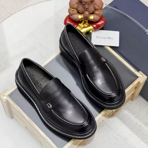 Cheap Christian Dior Leather Shoes For Men #1303874 Replica Wholesale [$98.00 USD] [ITEM#1303874] on Replica Christian Dior Leather Shoes