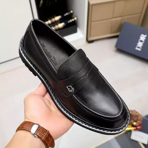 Cheap Christian Dior Leather Shoes For Men #1303874 Replica Wholesale [$98.00 USD] [ITEM#1303874] on Replica Christian Dior Leather Shoes