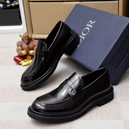 Cheap Christian Dior Leather Shoes For Men #1303875 Replica Wholesale [$98.00 USD] [ITEM#1303875] on Replica Christian Dior Leather Shoes