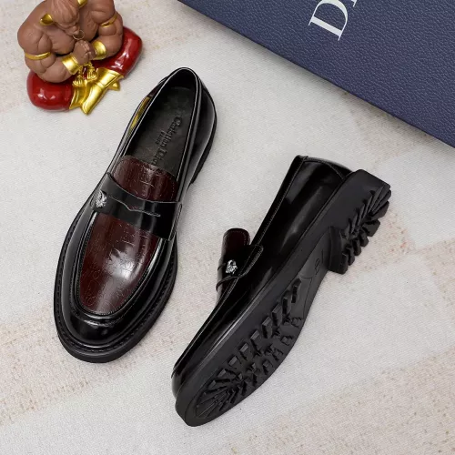 Cheap Christian Dior Leather Shoes For Men #1303878 Replica Wholesale [$98.00 USD] [ITEM#1303878] on Replica Christian Dior Leather Shoes