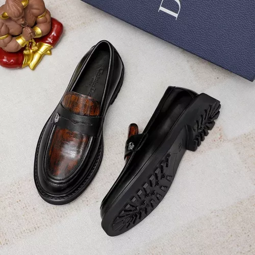 Cheap Christian Dior Leather Shoes For Men #1303879 Replica Wholesale [$98.00 USD] [ITEM#1303879] on Replica Christian Dior Leather Shoes