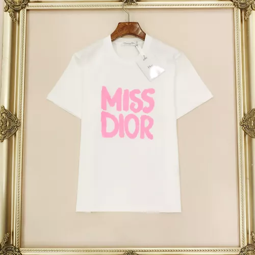 Cheap Christian Dior T-Shirts Short Sleeved For Women #1303890 Replica Wholesale [$48.00 USD] [ITEM#1303890] on Replica Christian Dior T-Shirts