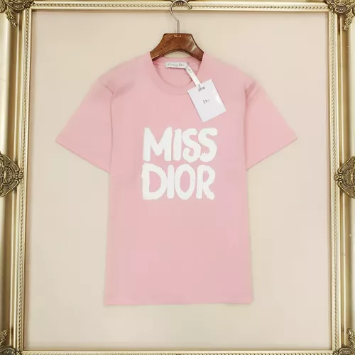 Cheap Christian Dior T-Shirts Short Sleeved For Women #1303891 Replica Wholesale [$48.00 USD] [ITEM#1303891] on Replica Christian Dior T-Shirts