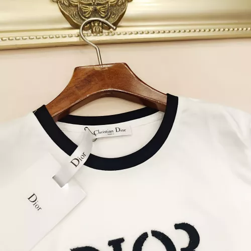 Cheap Christian Dior T-Shirts Short Sleeved For Women #1303894 Replica Wholesale [$48.00 USD] [ITEM#1303894] on Replica Christian Dior T-Shirts