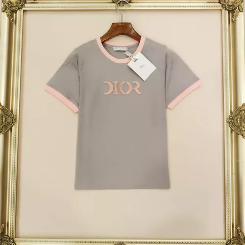 Cheap Christian Dior T-Shirts Short Sleeved For Women #1303896 Replica Wholesale [$48.00 USD] [ITEM#1303896] on Replica Christian Dior T-Shirts