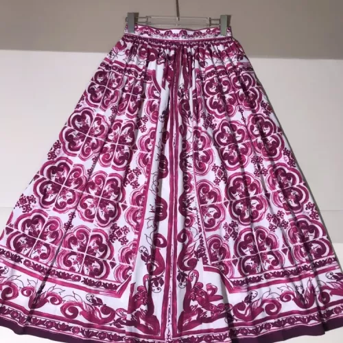 Cheap Dolce &amp; Gabbana D&amp;G Midi Skirt For Women #1303927 Replica Wholesale [$96.00 USD] [ITEM#1303927] on Replica Dolce &amp; Gabbana D&amp;G Skirts