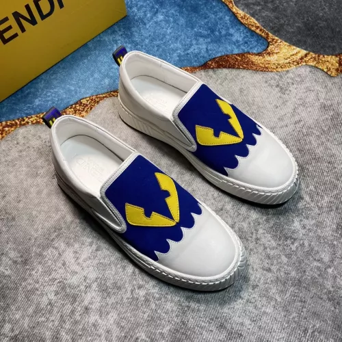 Cheap Fendi Casual Shoes For Men #1303930 Replica Wholesale [$76.00 USD] [ITEM#1303930] on Replica Fendi Casual Shoes