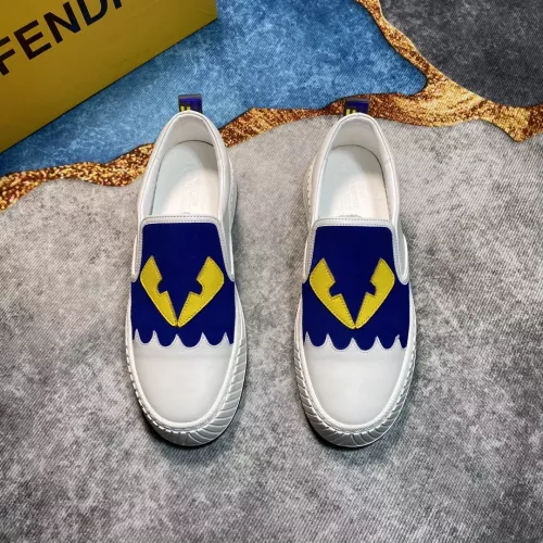 Cheap Fendi Casual Shoes For Men #1303930 Replica Wholesale [$76.00 USD] [ITEM#1303930] on Replica Fendi Casual Shoes