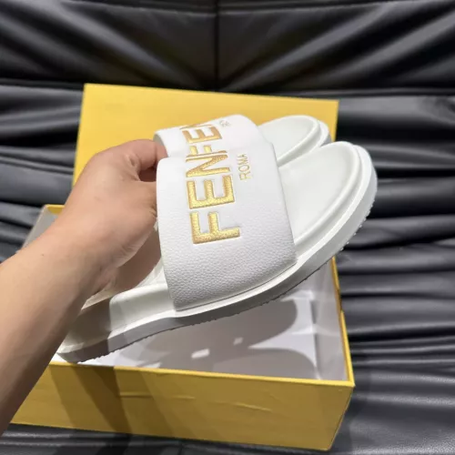 Cheap Fendi Slippers For Men #1303932 Replica Wholesale [$56.00 USD] [ITEM#1303932] on Replica Fendi Slippers