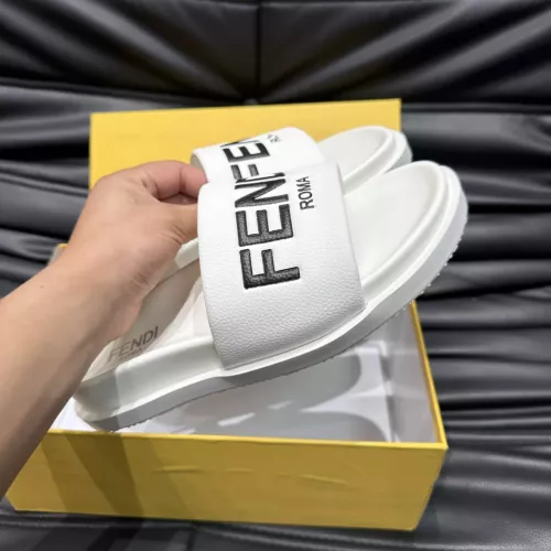 Cheap Fendi Slippers For Men #1303933 Replica Wholesale [$56.00 USD] [ITEM#1303933] on Replica Fendi Slippers