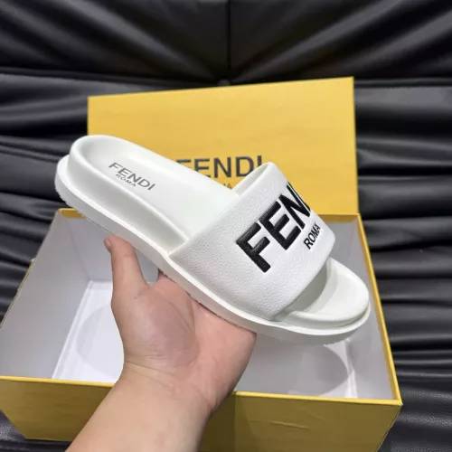 Cheap Fendi Slippers For Men #1303933 Replica Wholesale [$56.00 USD] [ITEM#1303933] on Replica Fendi Slippers