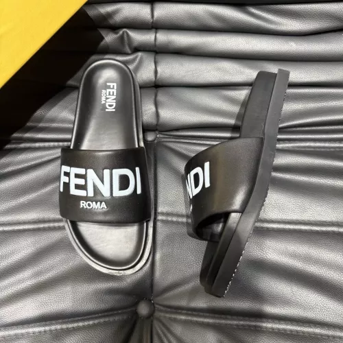 Cheap Fendi Slippers For Men #1303936 Replica Wholesale [$56.00 USD] [ITEM#1303936] on Replica Fendi Slippers