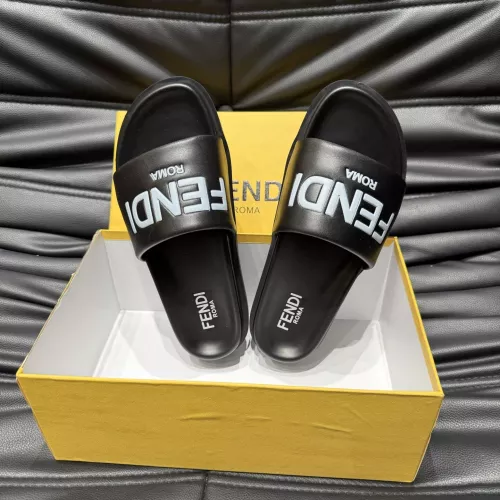 Cheap Fendi Slippers For Men #1303936 Replica Wholesale [$56.00 USD] [ITEM#1303936] on Replica Fendi Slippers