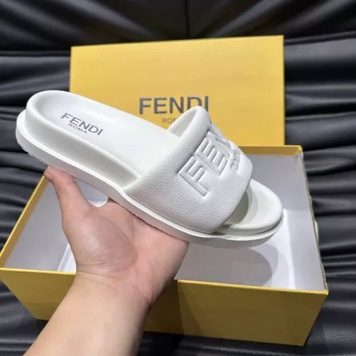 Cheap Fendi Slippers For Men #1303937 Replica Wholesale [$56.00 USD] [ITEM#1303937] on Replica Fendi Slippers